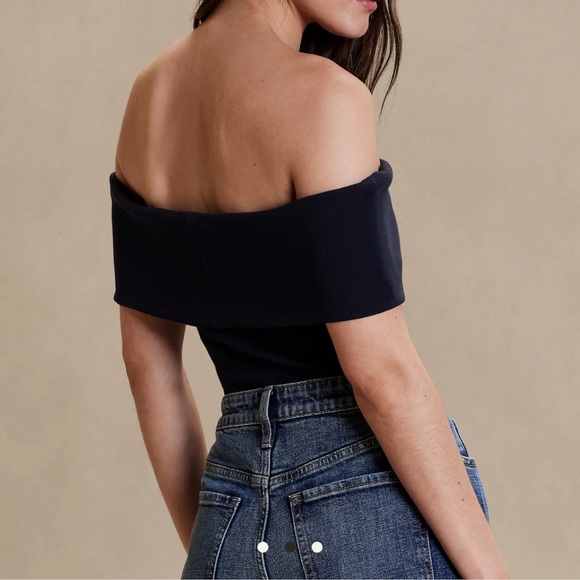 Off the shoulder folded bodysuit - Picture 2 of 6